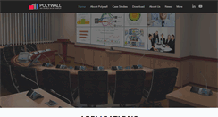 Desktop Screenshot of polywall.net
